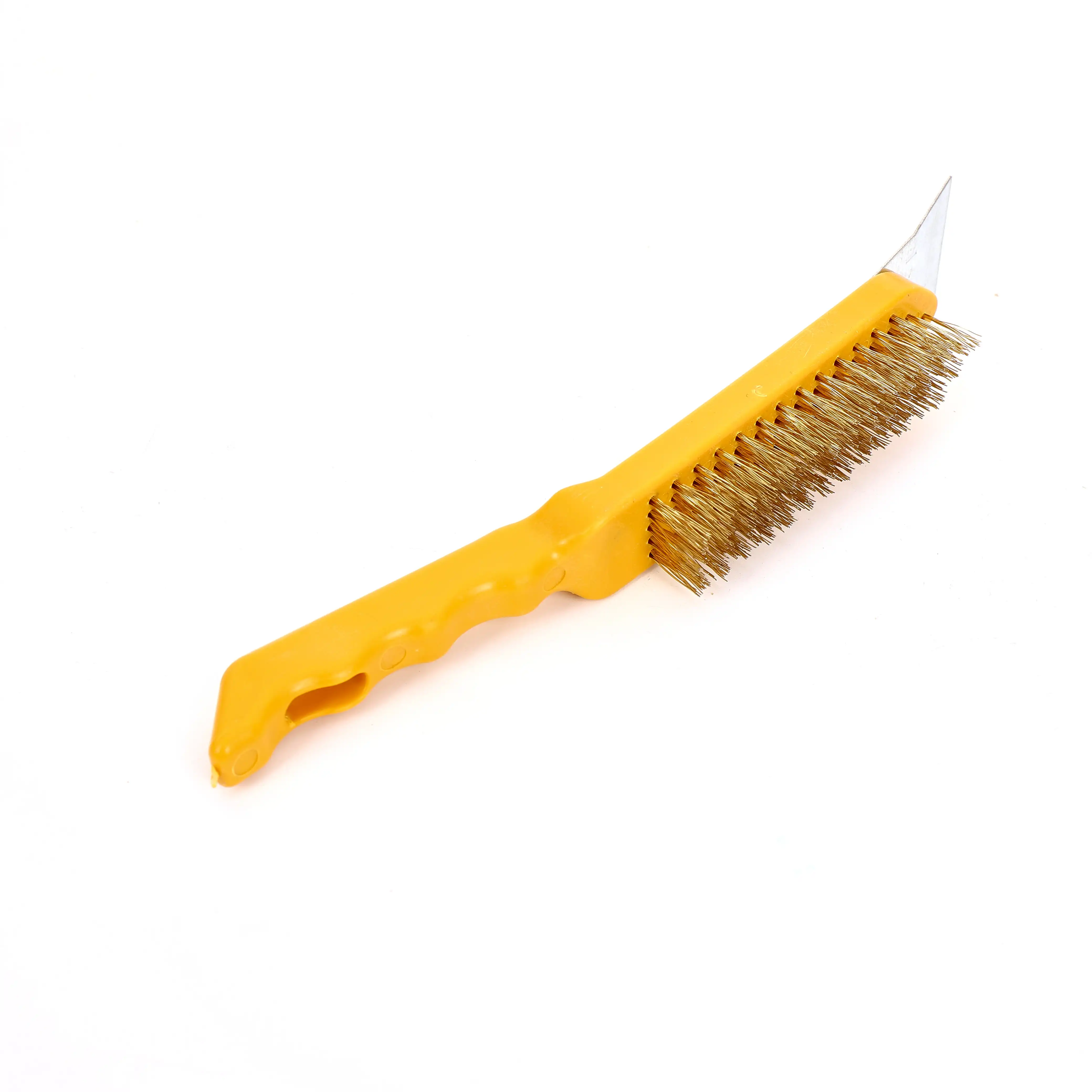 Wire Brush High Quality Galvanized Stainless Steel Brass Wire Cleaning Brush With Wooden Handle
