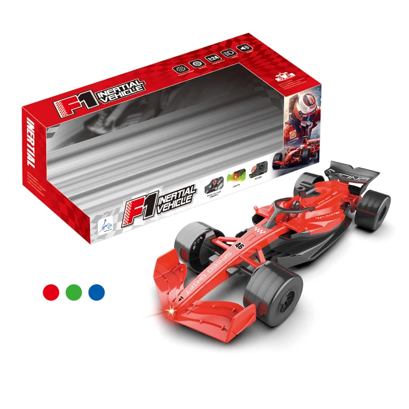 BGL Cheap Toy Pull Back F1 Model Racing Inertia Car Toy With Light And Sound For Kids