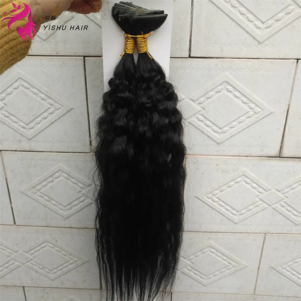 Wholesale  100% virgin remy skin weft kinky straight/kinky curly hair invisible Russian tape in hair extensions