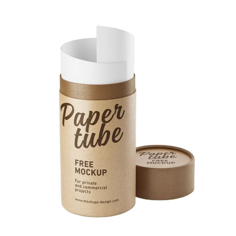 
Cylinder Granola Round Paper Tube Packaging Round Gift Box For Mushroom Coffee Powder 