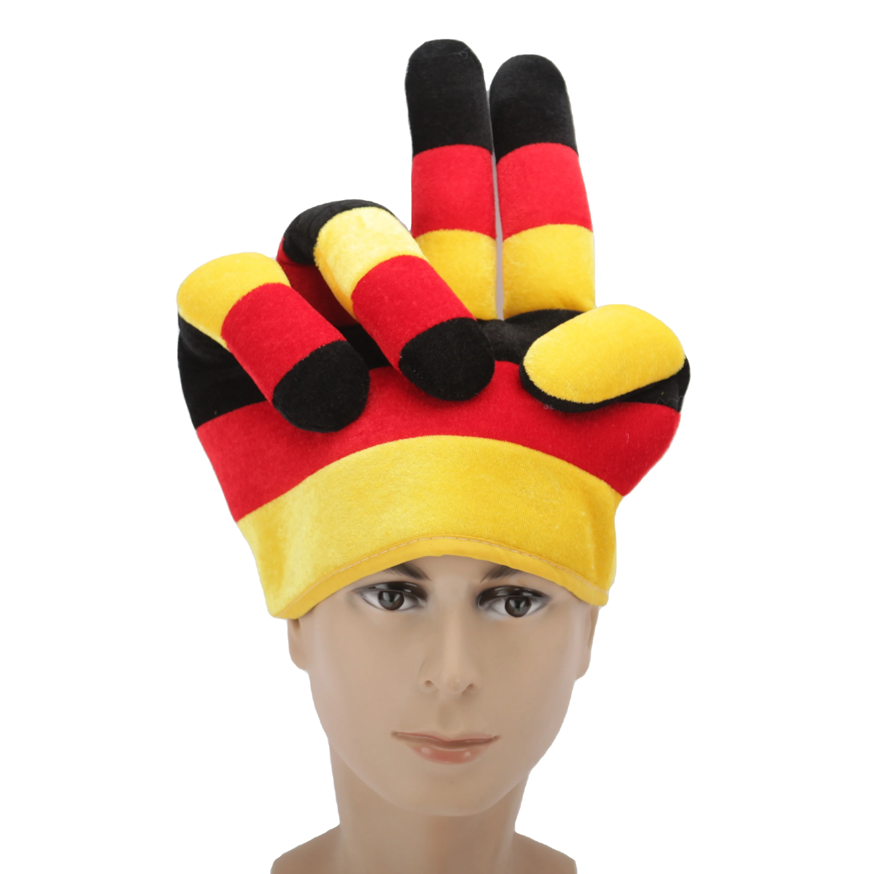 EK 2024 Germany soccer fans cheer finger hat German football victory finger hat