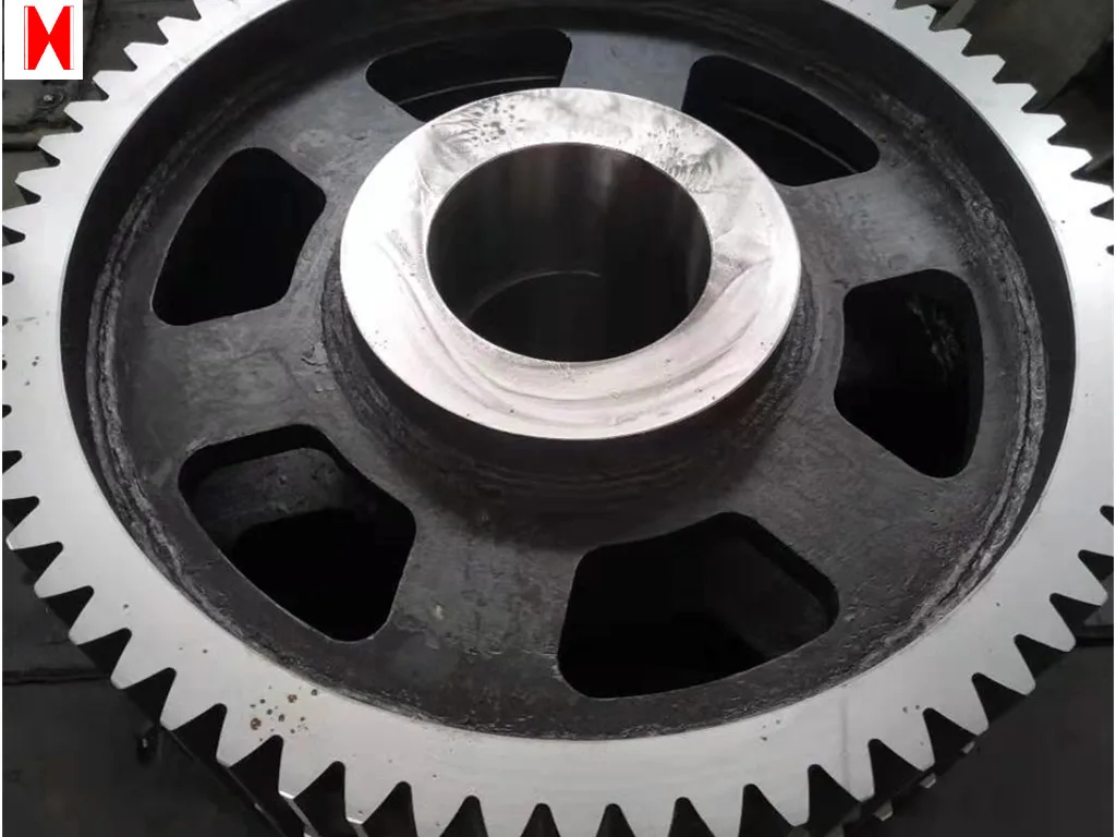 
Carburizing Large Casting Ring Helical Gear Steel Spur Gear 