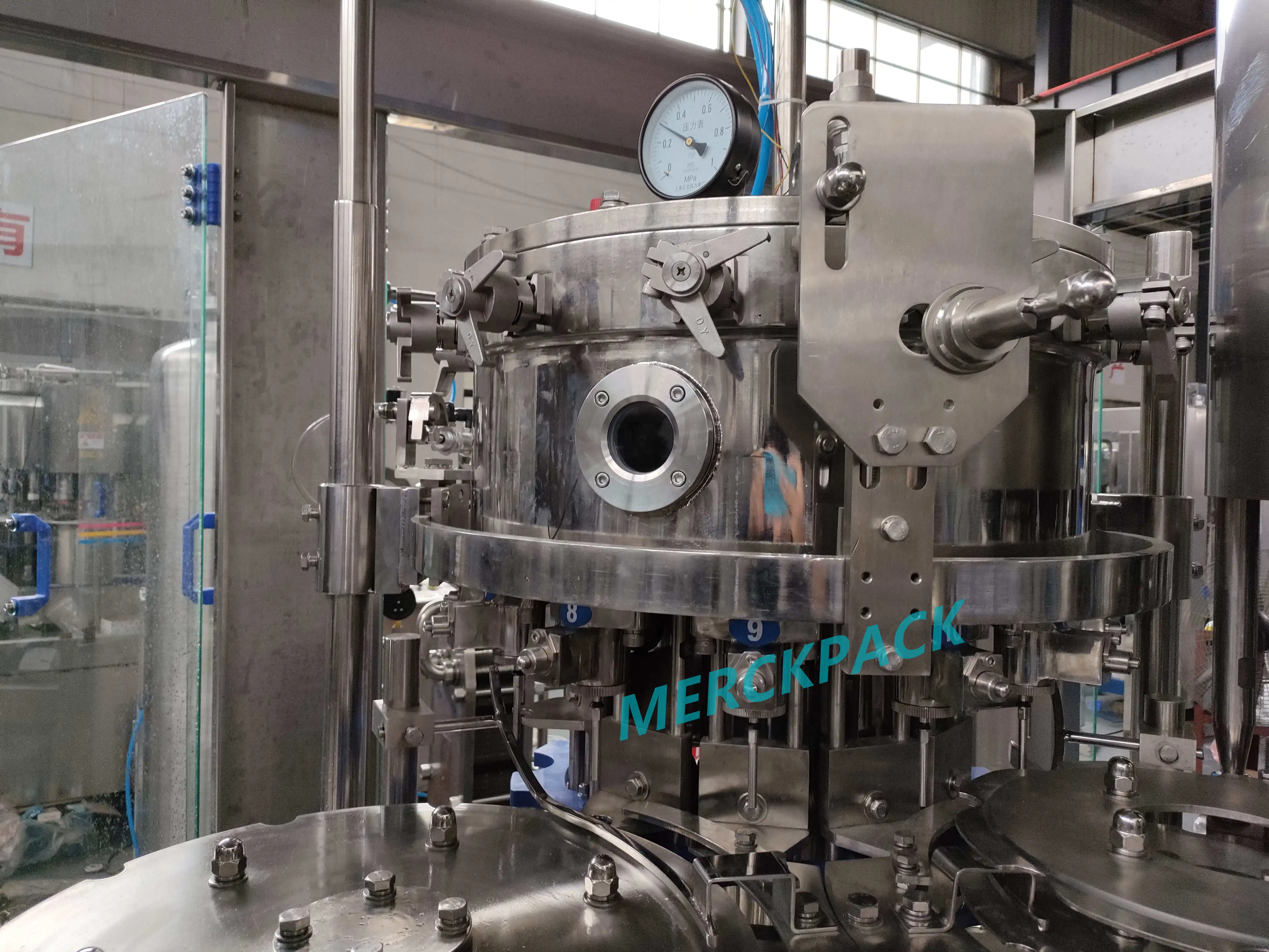 Automatic PET Plastic Bottle 3IN1 Sparkling Carbonated CO2 Soft Gas Soda Drink Beverage Filling Bottling Machine Production Line