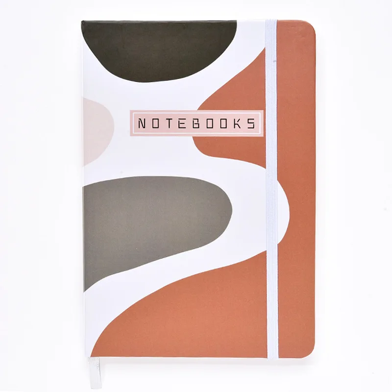 Hardcover Wholesale A5 Elastic Band Business Office Stationery Simple Notepad, 2022 Fashionable Notepad