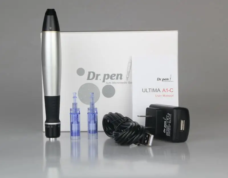 A1-C Dr. Pen Derma Pen Auto Microneedle System Adjustable Needle Lengths Electric DermaPen Stamp Auto Micro Needle pen