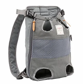High Quality Outdoor Durable Canvas Pet Dog Backpack Carrier bag for dogs and cats with 4 feet Pet Travel Bag