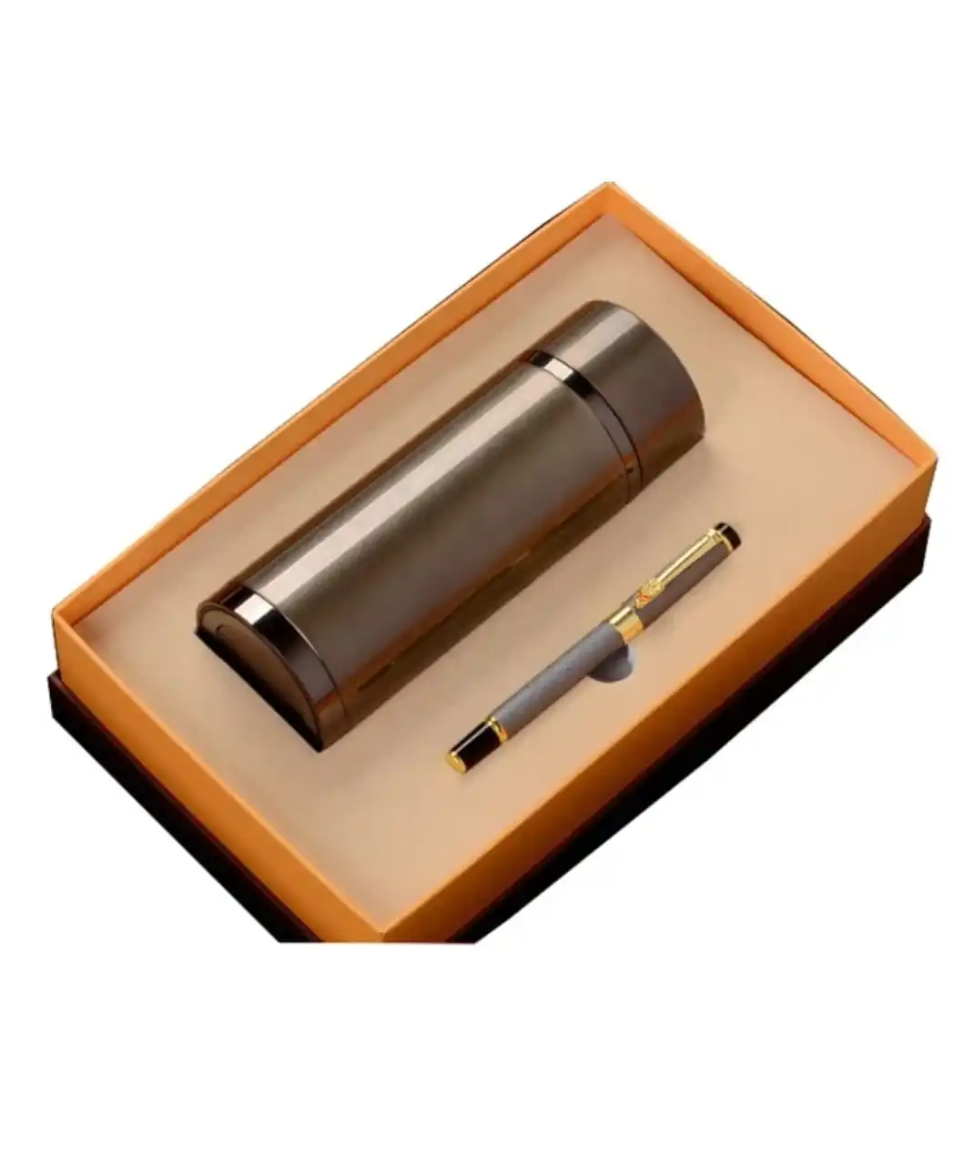 Customized logo Thermos cup pen business gift set