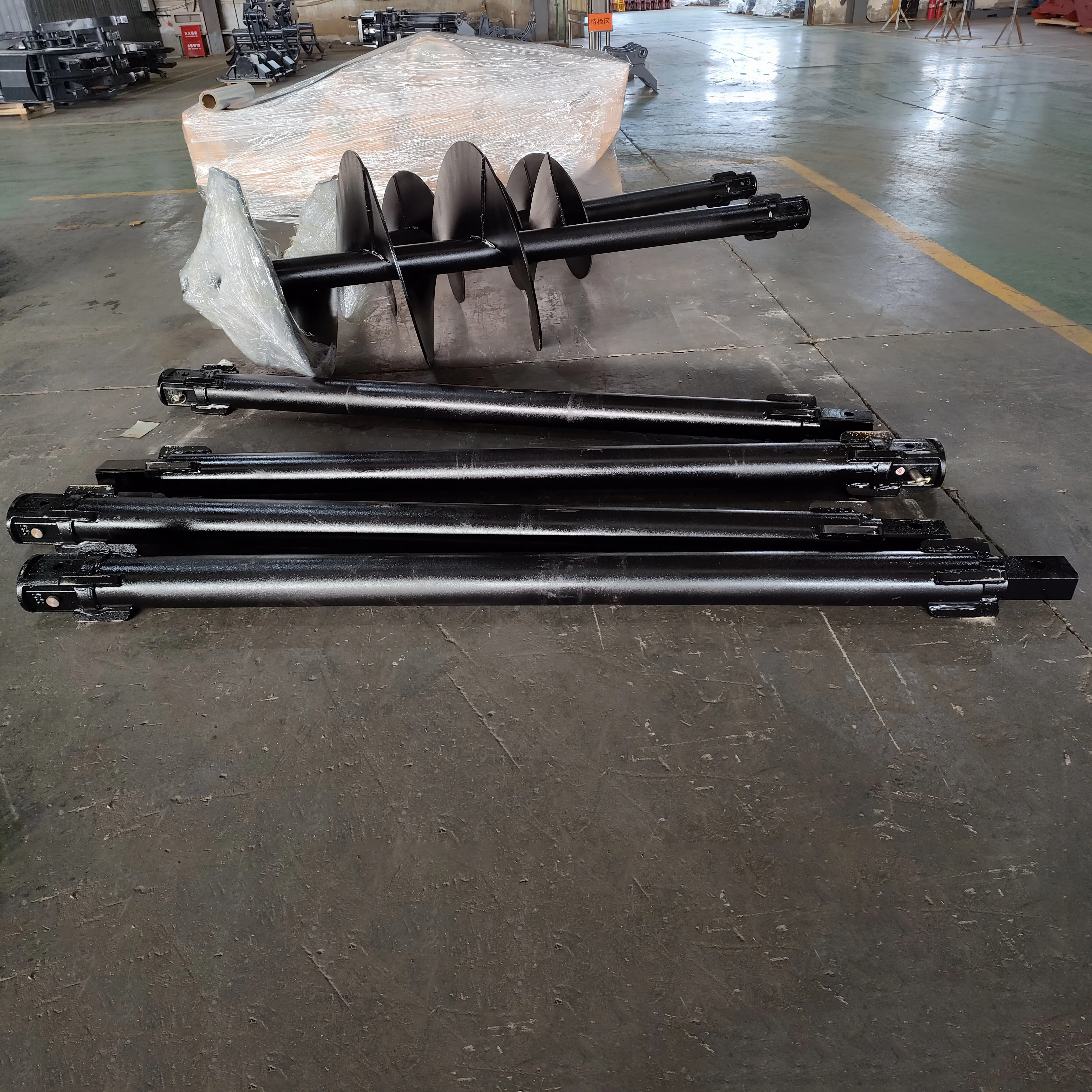 CAT 20 tons  Digging machine hydraulic excavator mounted auger earth auger drill