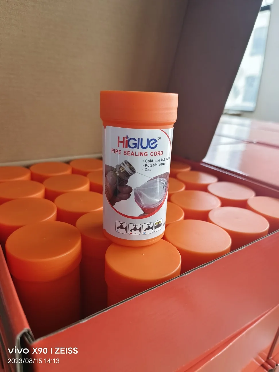 HiGlue 55 thread sealing cord Immediate full pressure sealing ptfe cord pipe thread Sealing Cord