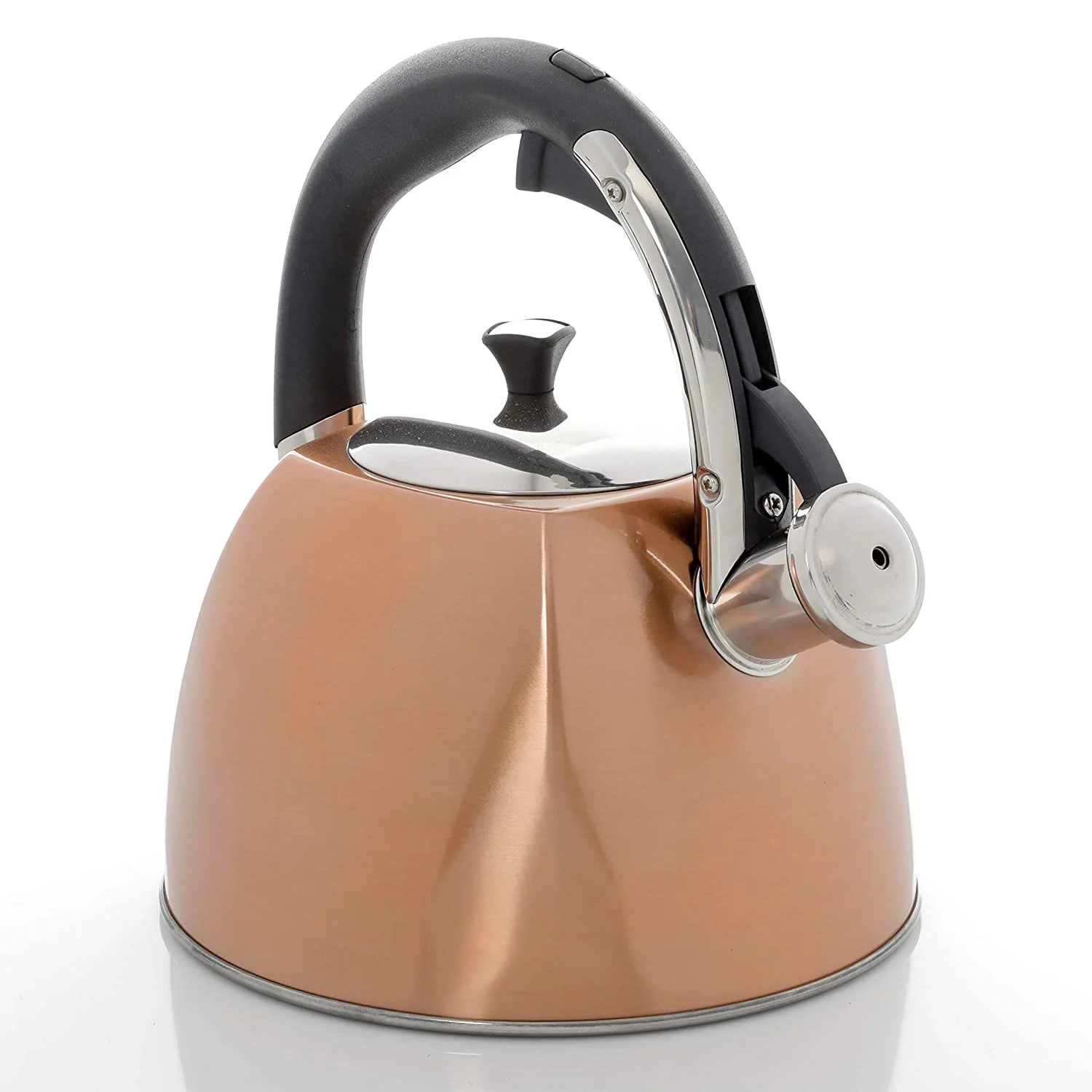 Whistling Tea Kettle Stainless Steel Water Tea Pot With Color Painting Kitchen Home Whistle Kettle