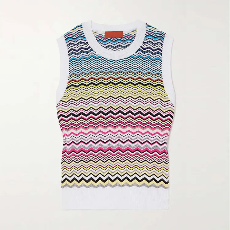 knitwear factory custom crop tops for women wholesale trendy women clothes summer v neck pullover sweater knitted top