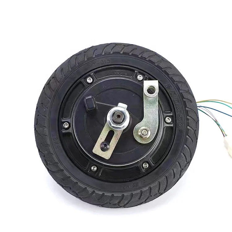 Wholesale brushless scooter hub motor small dolphin motor with solid tire dual wheel electric