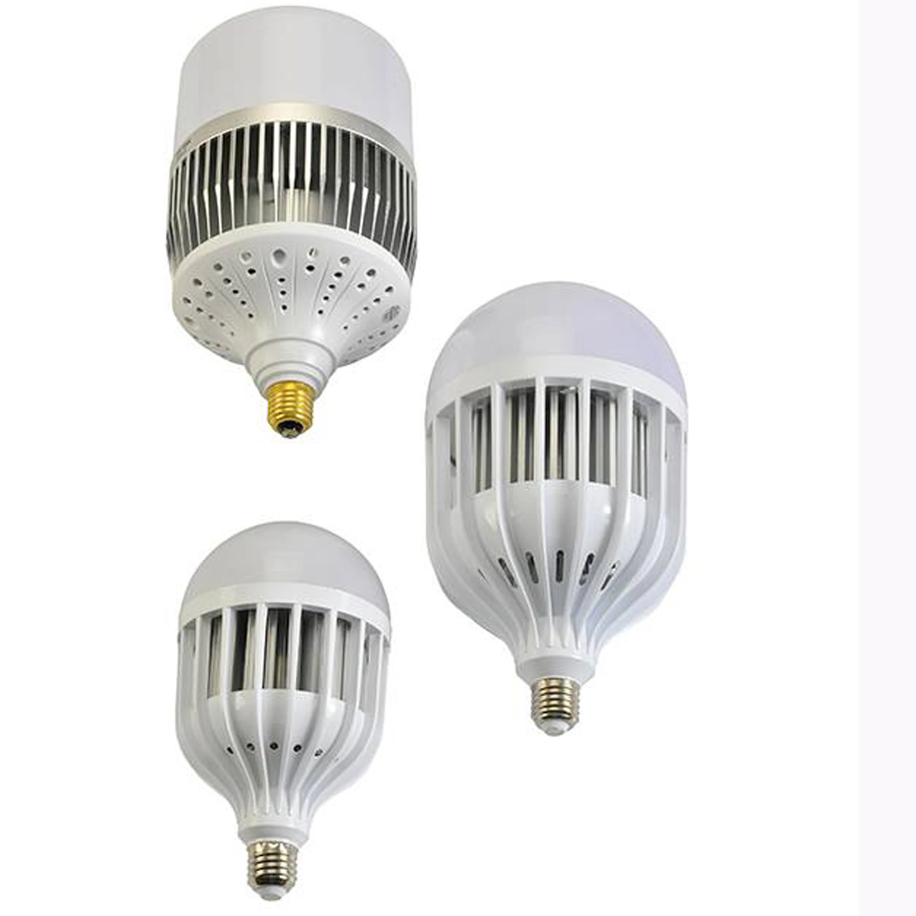 Fin LED Bulb Energy Saving LED Bulb Workshop Lighting Warehouse Workshop Mining Lamp E27 Screw Hole E40 Light bulb with fan