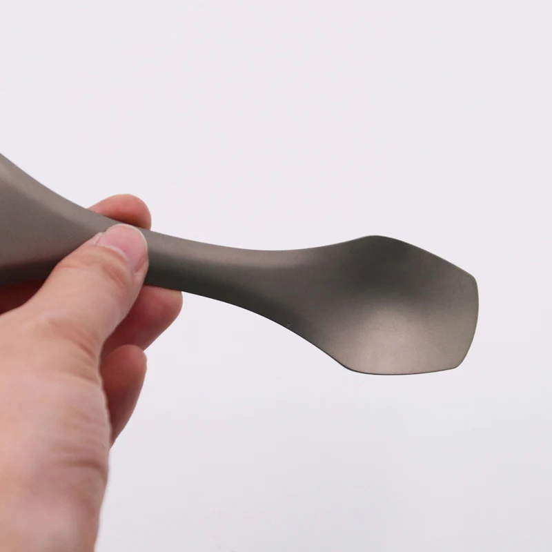 Открытый Кемпинг титана 2 в 1 ложки вилки чашки для чая и кофе Ложки Посуда