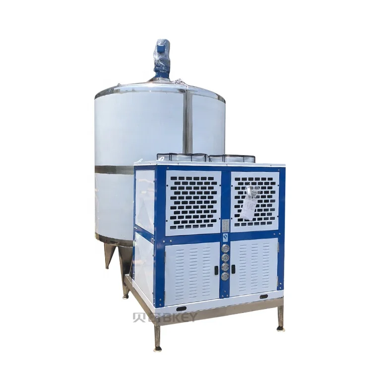 Factory Price Vertical Type Milk Cooling Tank 5000 Liters Storage Tank Milk Cooler Tank with Agitator