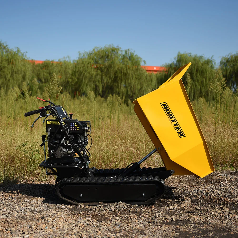 AUSTTER  Euro Standard Integrated Hydraulic Mini Dumper Dump track 500kg Wheel Barrow For Garden Work