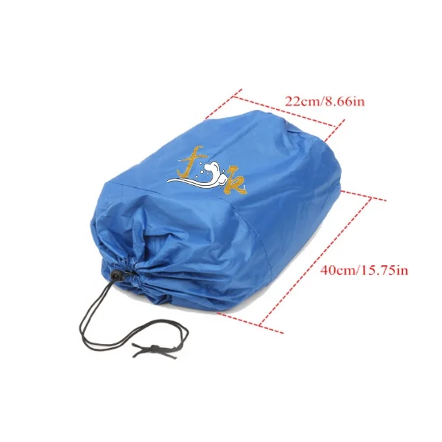 Universal boat cover 600D Polyester Waterproof blue boat cover V-type waterproof fabric UV resistant boat cover