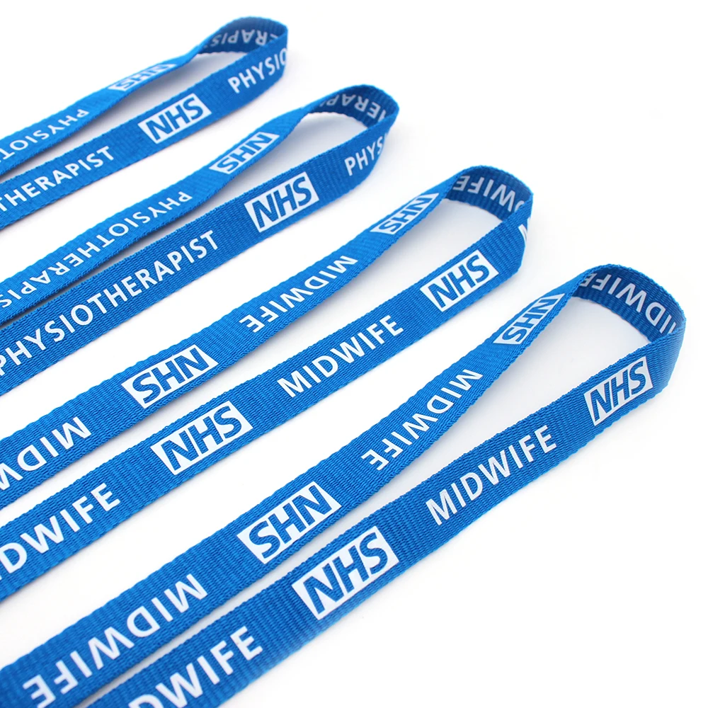 Full Color Printing Polyester Nylon Plain Cheap Personalized Custom Logo Printed Lanyard Keychain Fast Shipping Fashion Lanyard