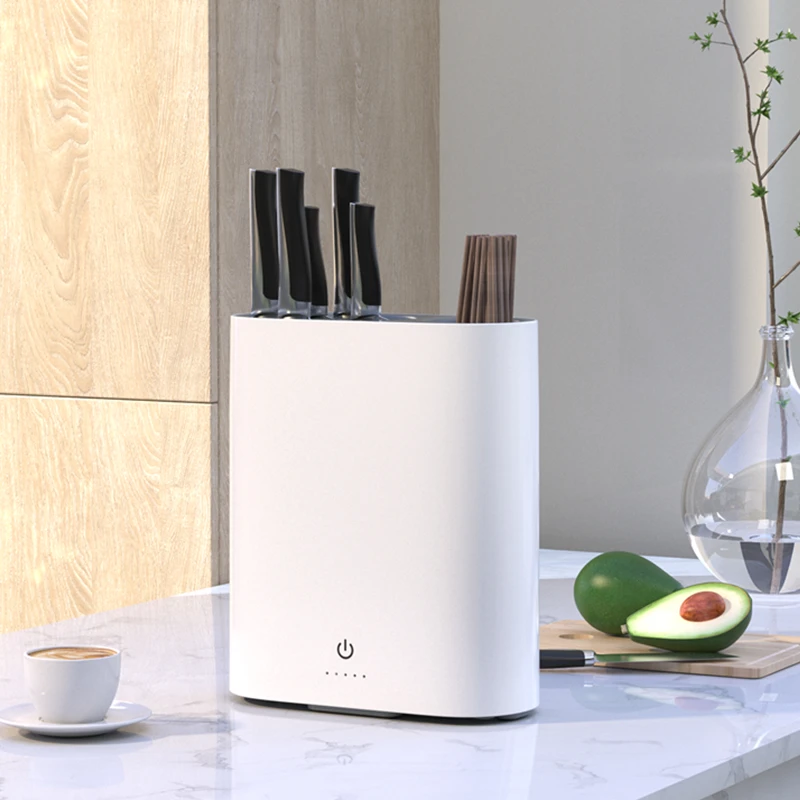 New Design Smart Touch Retail/Wholesale Chopsticks Disinfection Kitchen Build-in Knife Rack