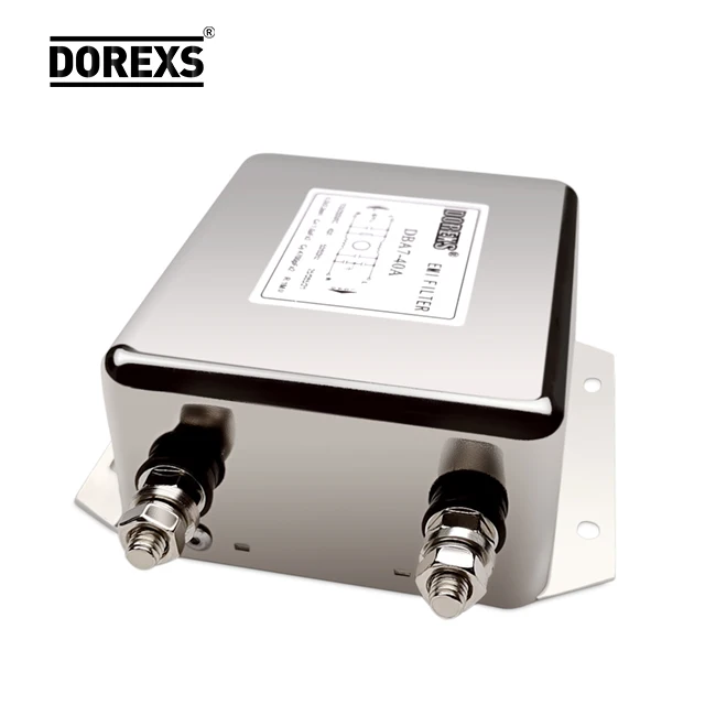 DOREXS 220VADC 40A High Performance Multistage Single Phase EMI Power Line Filter