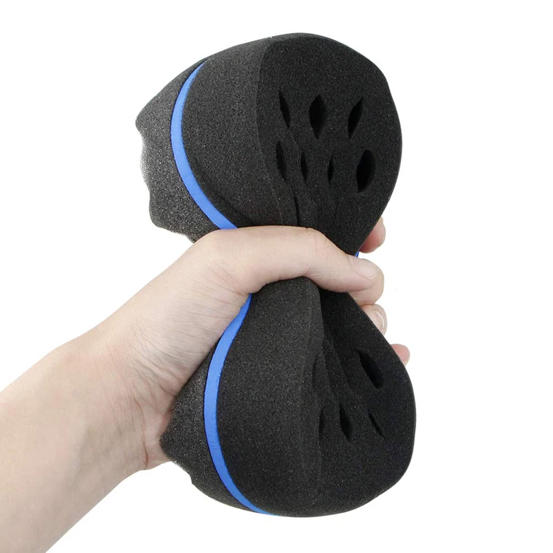 Custom Logo Natural Afro Coil Braider Waves Twisting Brushes Sponge For Black Man Hair Rubber Hair Curl Twist Comb Brush Sponge