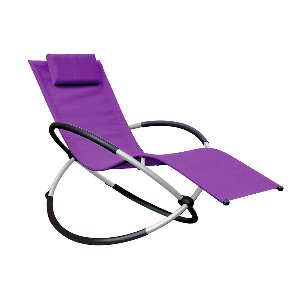 Zero Gravity Orbital Lounger Rocking Chair Outdoor Patio Yard Furniture Lounge Furniture