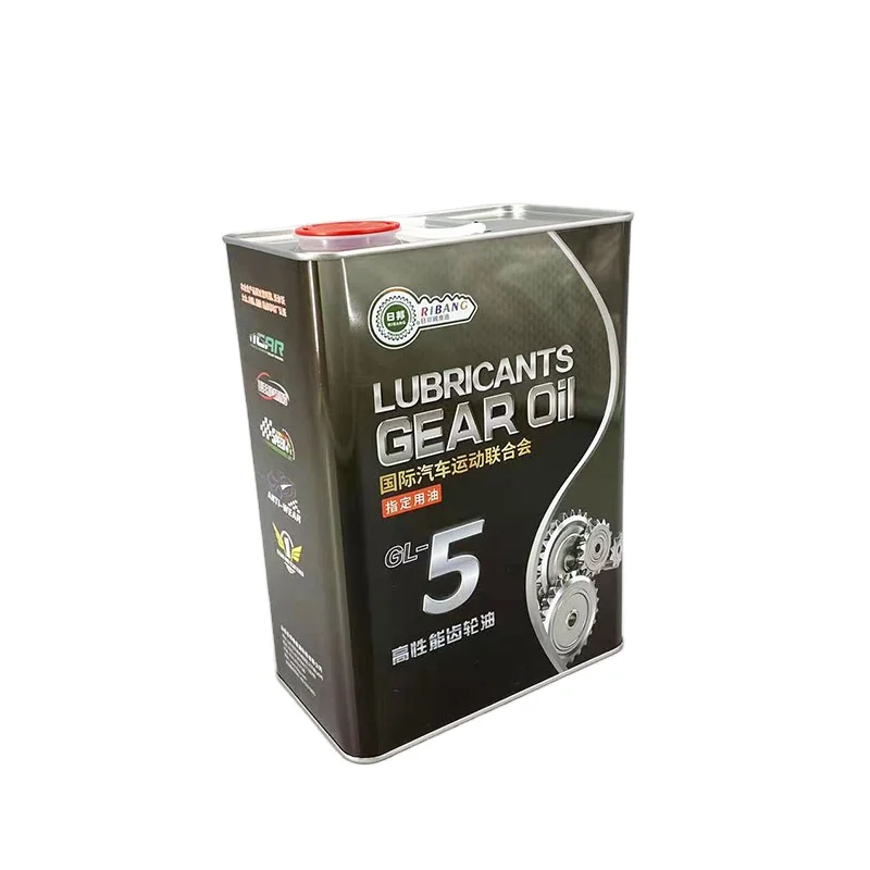 Engine Oil Cans 4 Liter Motor Lubricating Oil tin can