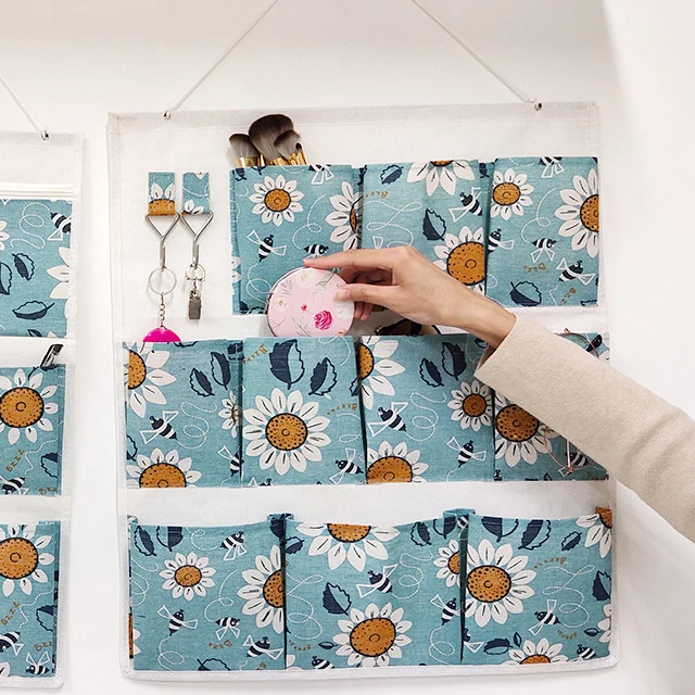 Custom Organizer Wall Hanging Storage Bag Beside Daisy Family Life Hanging Storage Bag