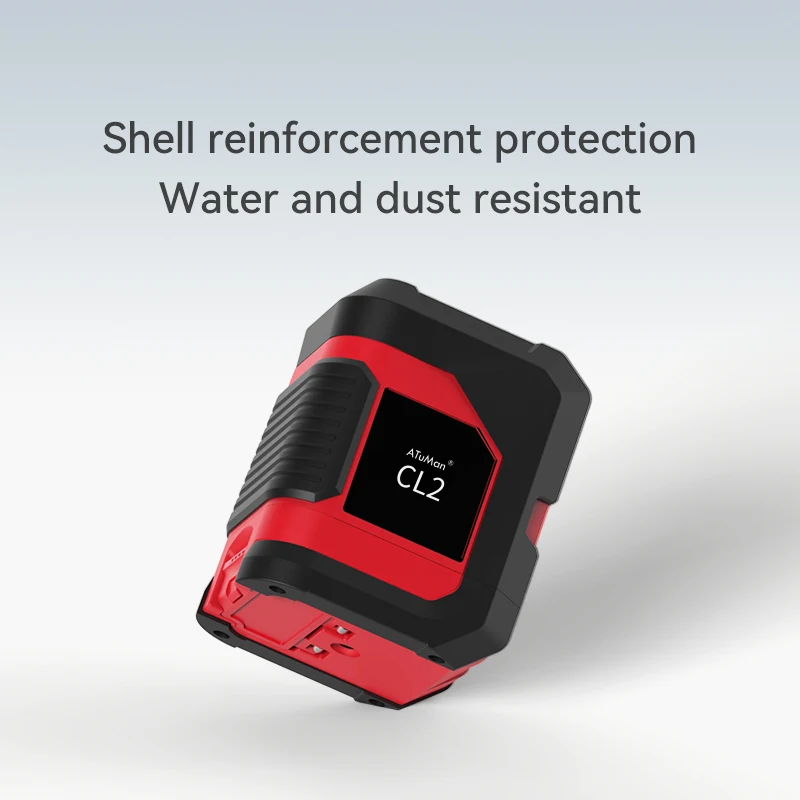 Лазерный уровень Xiaomi Youpin DUKA CL2, нивелир с вертикальными и горизонтальными линиями, диапазон измерения 10 м, самонивелирующийся