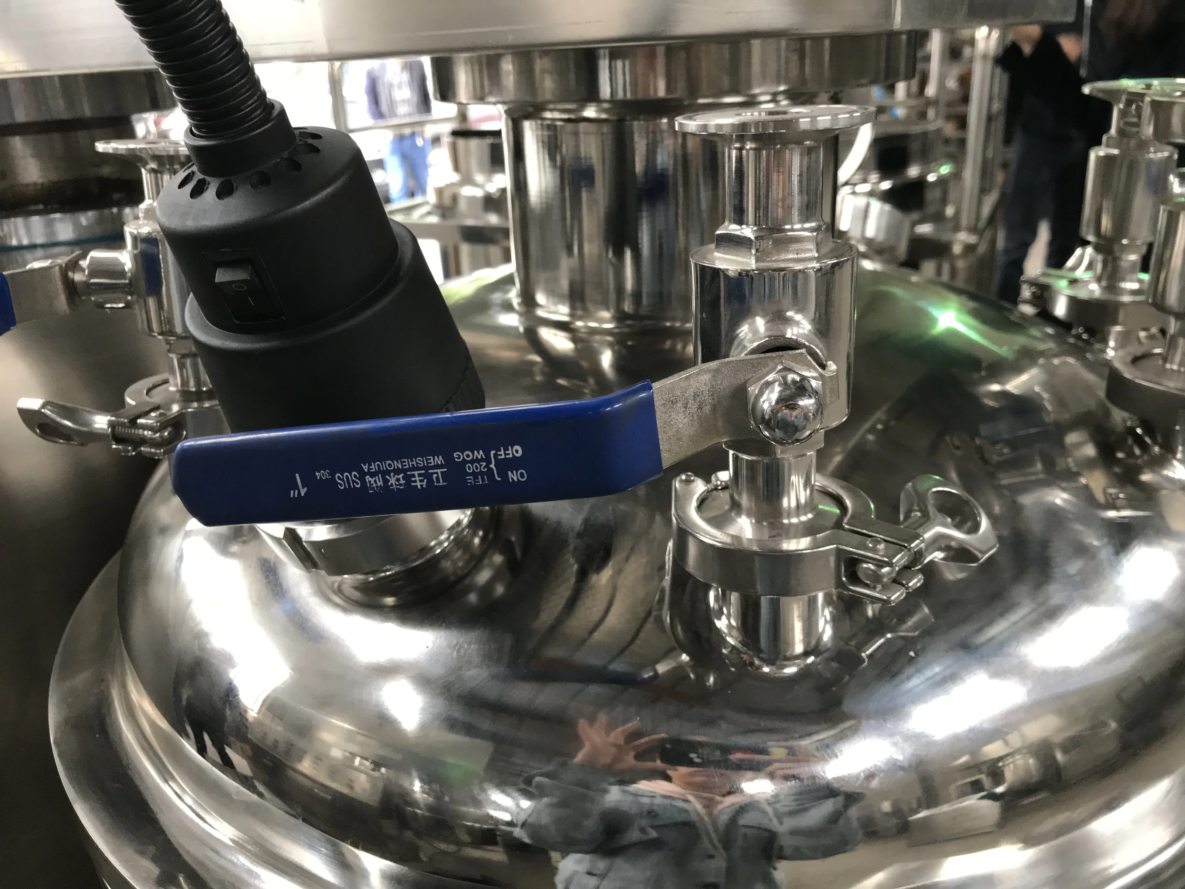 emulsion mixer facial cream making machine liquid detergent mixing machine