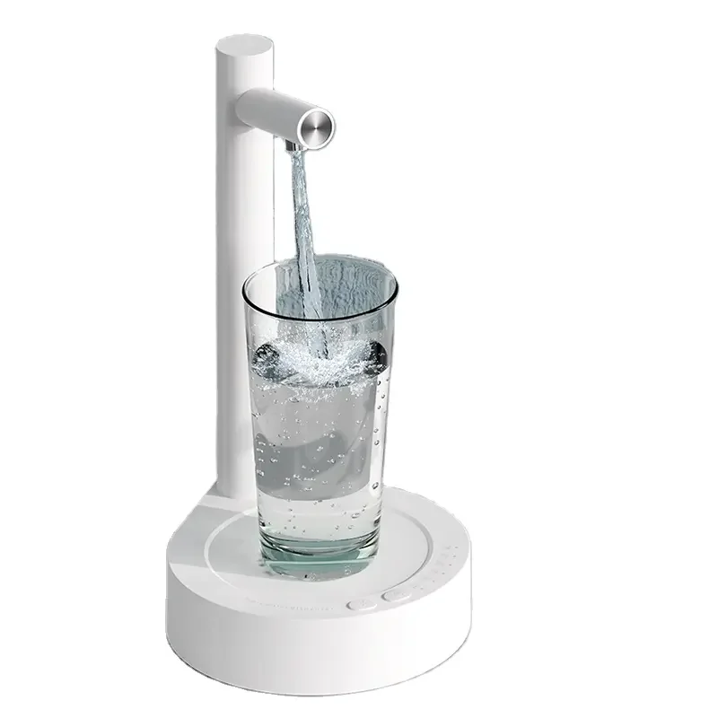PLUZZ X115 Smart Table Automatic Drinking Dispenser Portable Electric USB Water Pump Bedside Desk Water Dispenser Stand Plastic