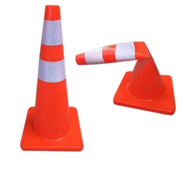Reflective PVC traffic cone 300 mm road cone with reflective aperture round reflective collision cone