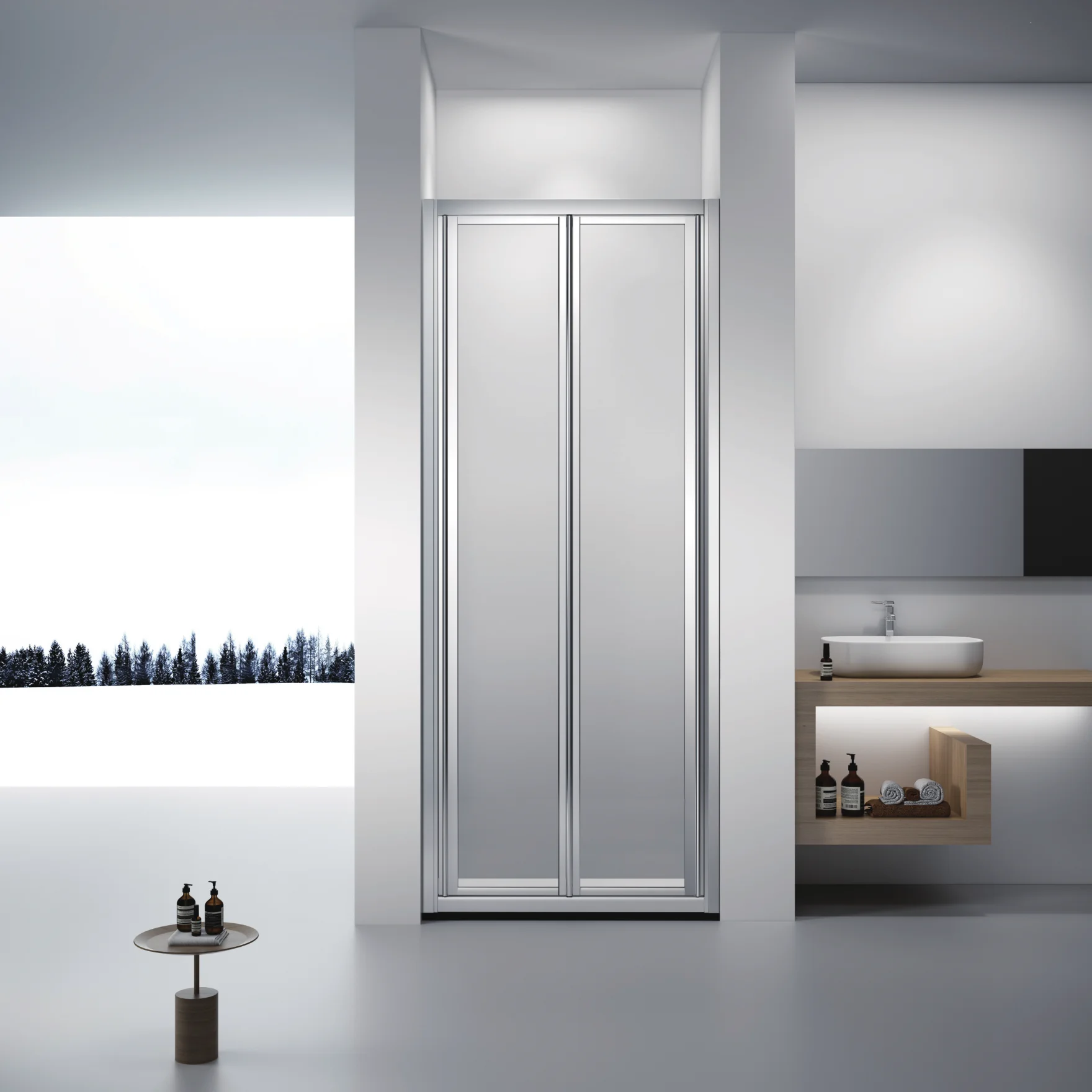 Заводская цена, душевая дверь из алюминиевого сплава с закаленным стеклом