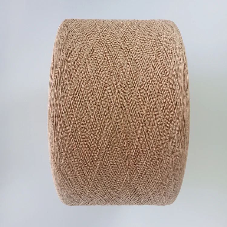 Customized Recycled Circular Knitting Machine Yarn Recycling 20s/1 30s/1 Cotton Blended Ring Spun Yarn For Knitting Socks