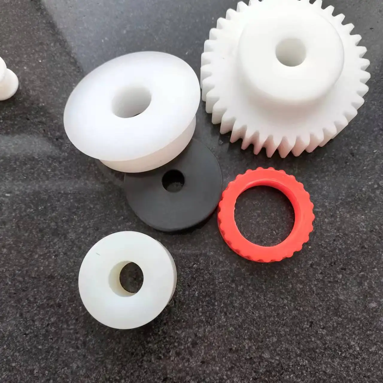 OEM/ODM Plastic Nylon Flanged Bushing Polyurethane Bushes bearing plastic bush wheel