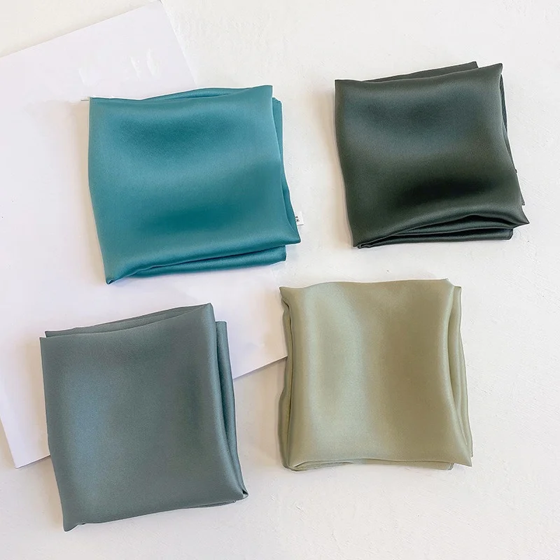 Wholesale Real Silk Square Kerchief Women 100 Pure Silk Scarf Women Pure Silk