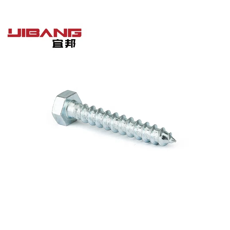 DIN 571 Tornillos Para Madera , Stainless Steel Long Short Torx Countersunk Bulk Hex head Lag Wood Screw