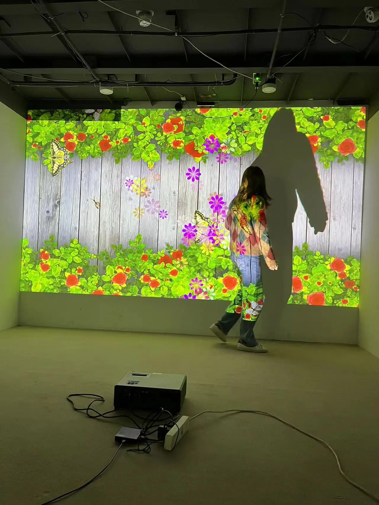 Original Factory Wall Screen 3d Projection Full Color Interactive Dance For Weddings LED Floor Mat