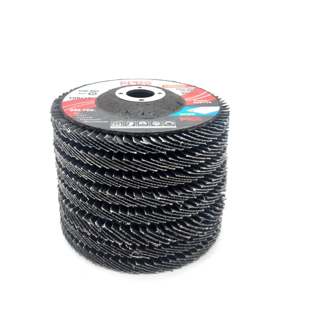 Premium Zirconia  flap disc for metal stainless steel polishing Grit 40/60/80/120