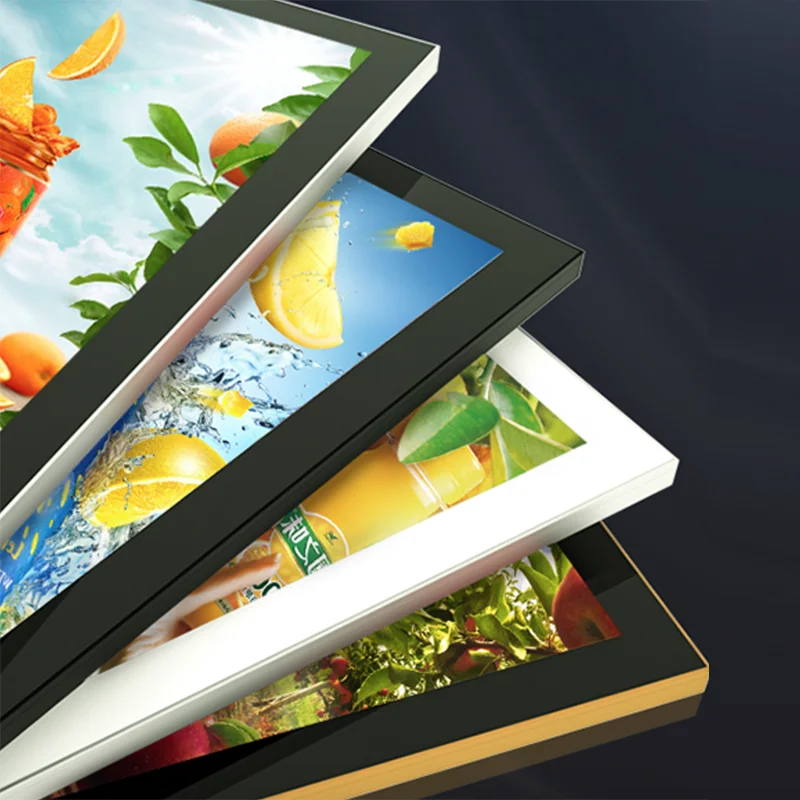 Customized slim snap aluminium poster led light box