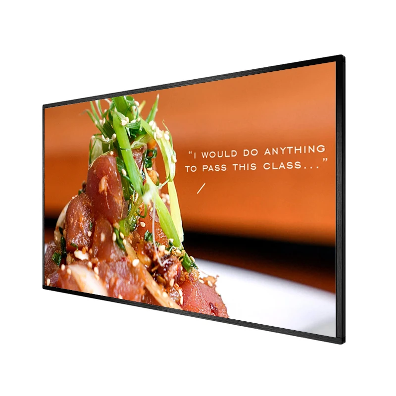 Full HD 21.5 32 43 Inch Indoor LCD Advertising Display 4K Digital Signage Video Player Wall Mount Exhibition Hall Shopping Mall