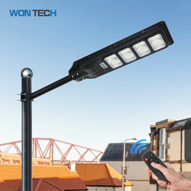 Solar energy integrated solar LED street light ABS housing outdoor IP65 all in one solar street light