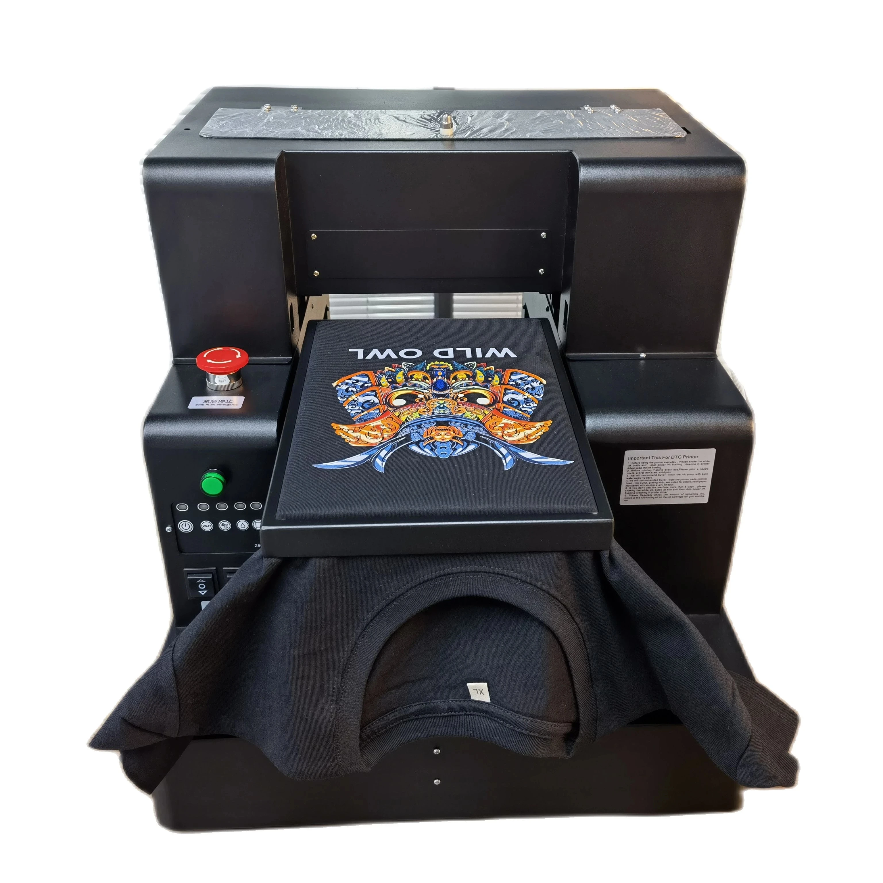 Automatic A4 DTG Printer For Any Color Direct to Fabric T Shirt Printing Machine
