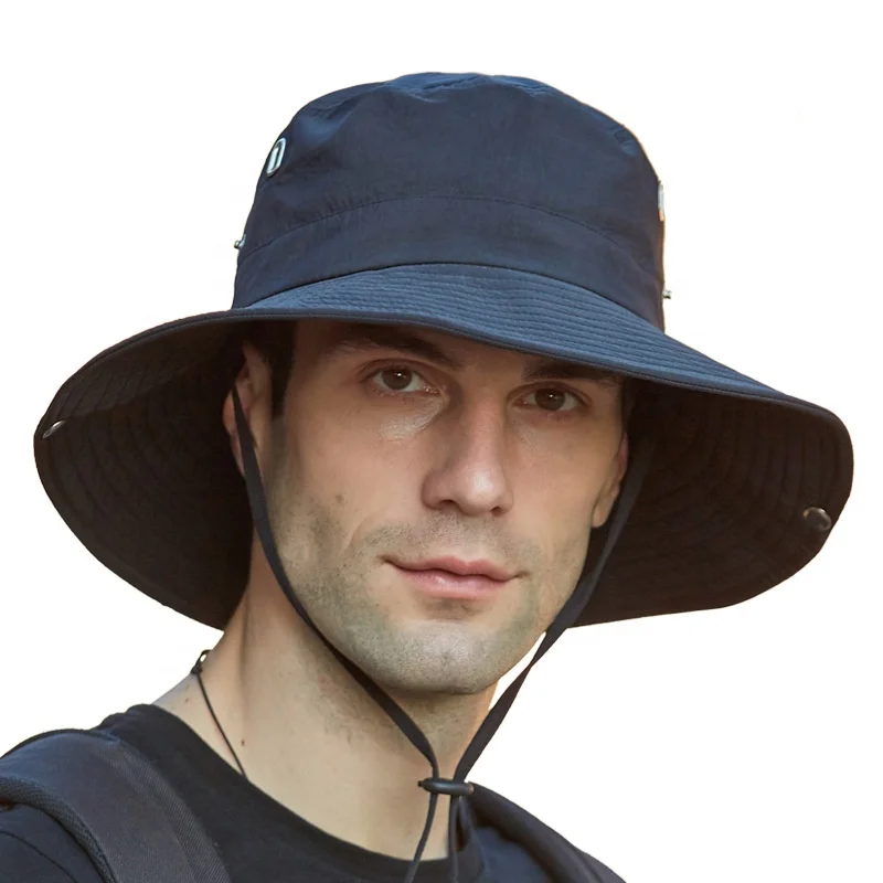 Fishing Big Wide Brim Breathable Mesh Outdoor Hunting Safari Fisherman Sun Visor Panama Hats  Bucket