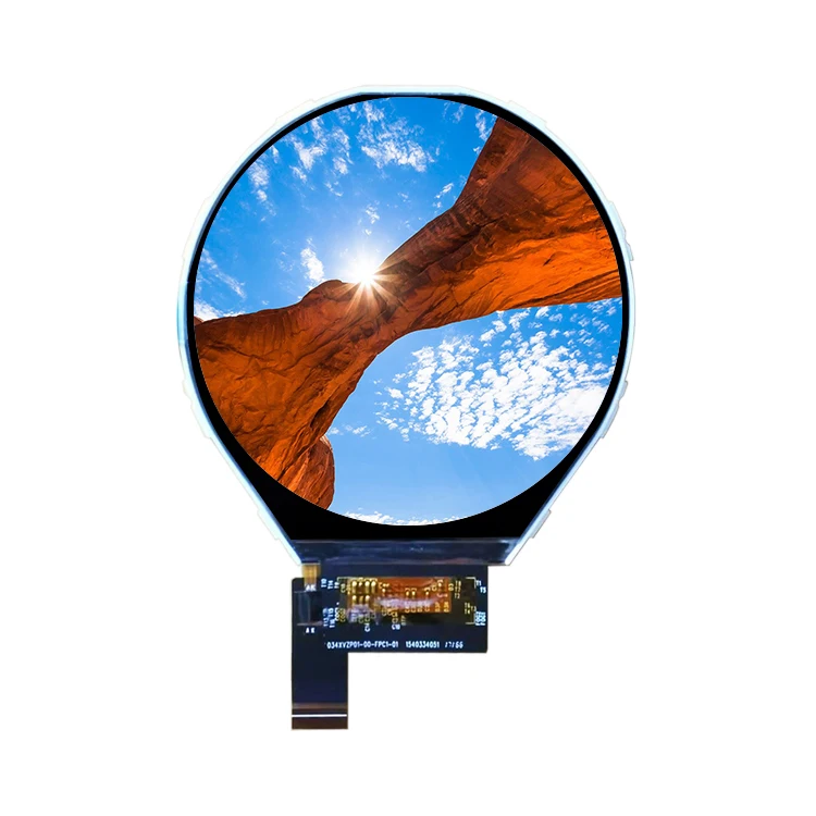 3,4 дюймов 800*800 IPS MIPI круглый TFT ЖК-дисплей JD9365DA 3,4 дюймов 39Pin круглый ЖК-экран LCM модуль Заводская пользовательская сенсорная панель