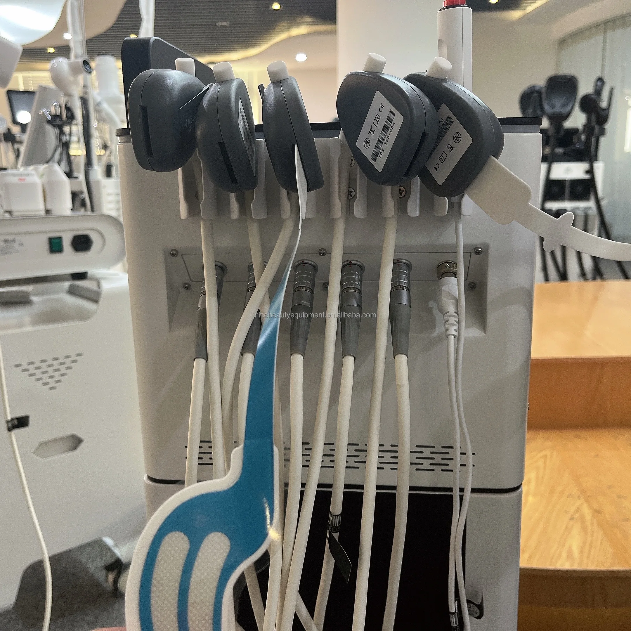 Portable Ems Magnetic Face Machine Peface Ems Facial Face And Neck Ems Rf Face Mask Emrf