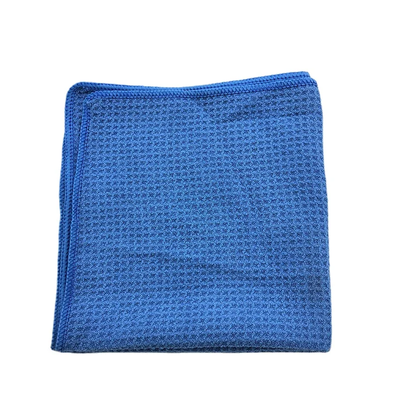 Natural style modern microfiber car waffle glass towel car wash cloth