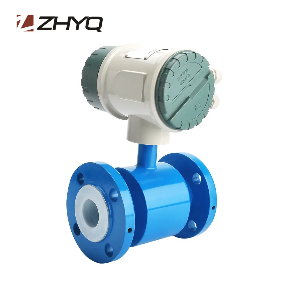 ZHYQ DN3-DN3000 DN800 10inch pipeline type electromagnetic flow meter for China supplier
