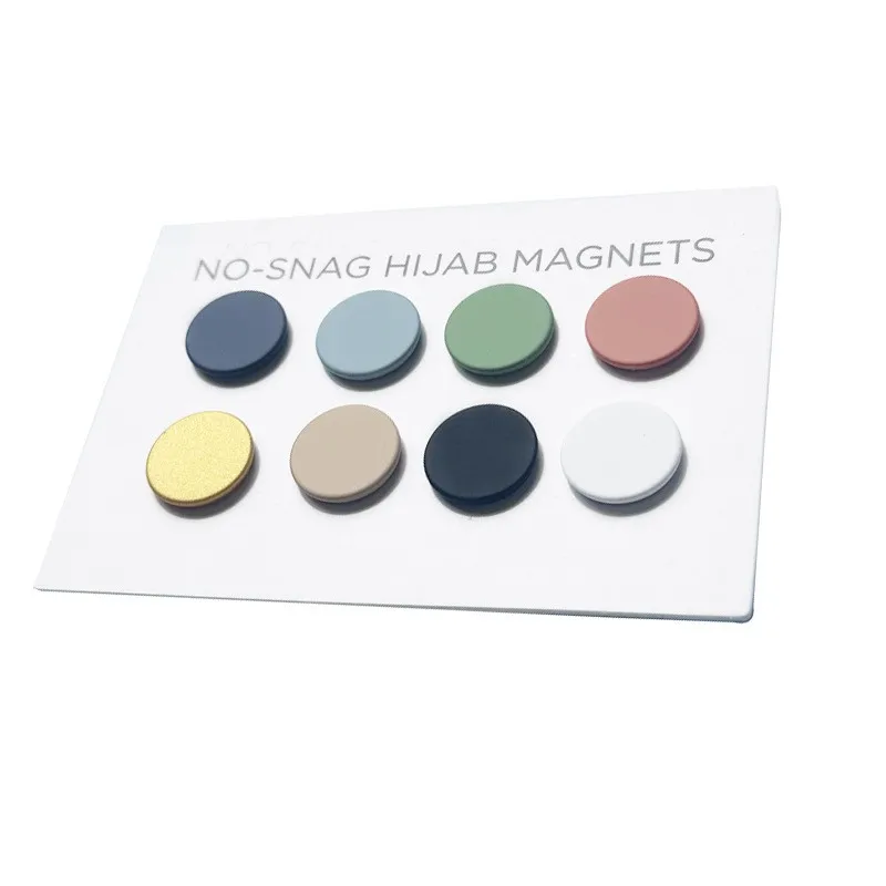 Colorful Wholesale Round Magnetic Hijab Pins for Muslim Scarf Colorful brooch Magnet No reviews yet