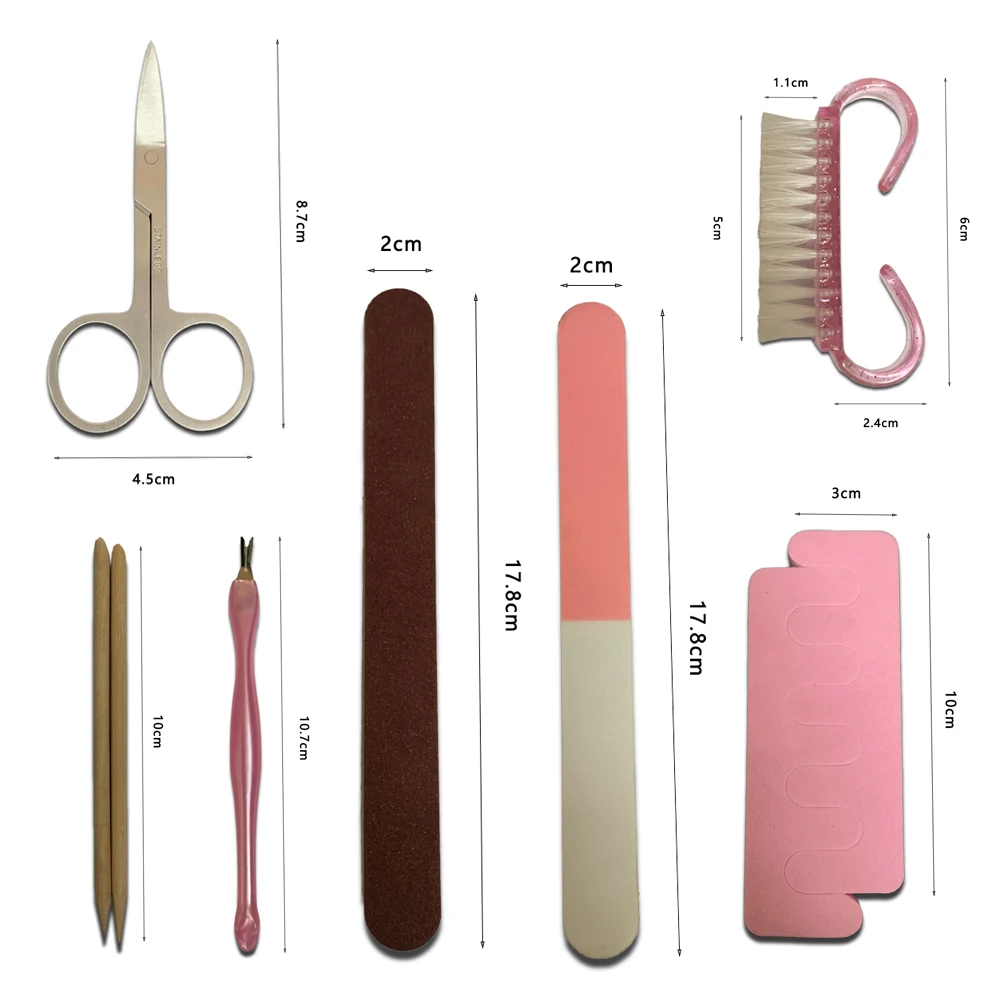 Professional Online wholesale beauty salon Disposable Mini Manicure Pedicure Set